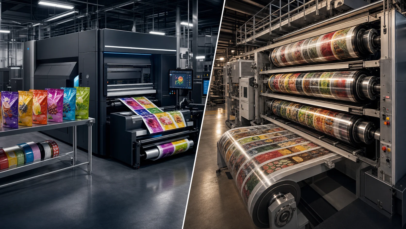 Digital Printing vs Rotogravure: Which Is Better for Flexible Packaging