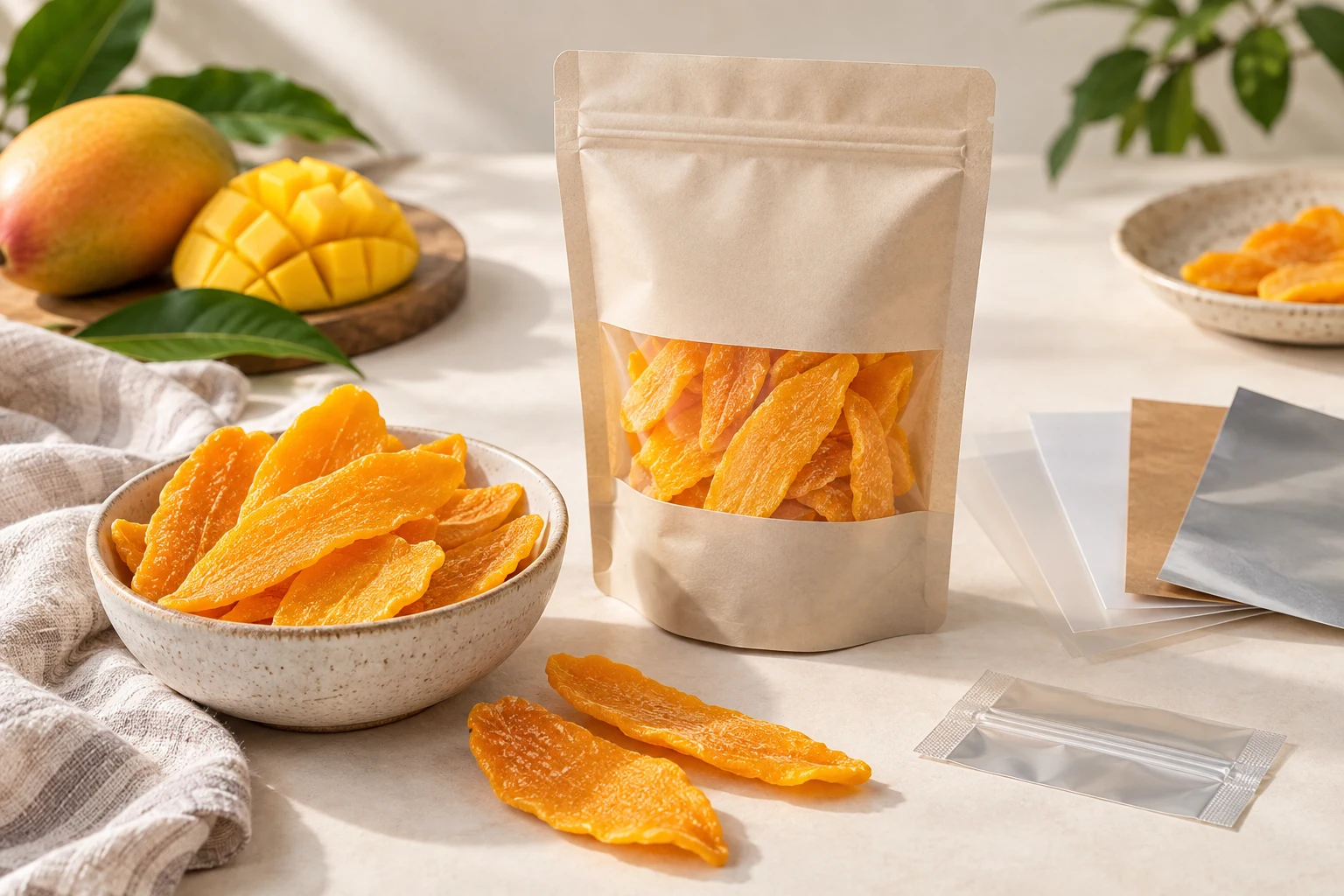 How Do I Package Dried Mango in a Flexible Pouch