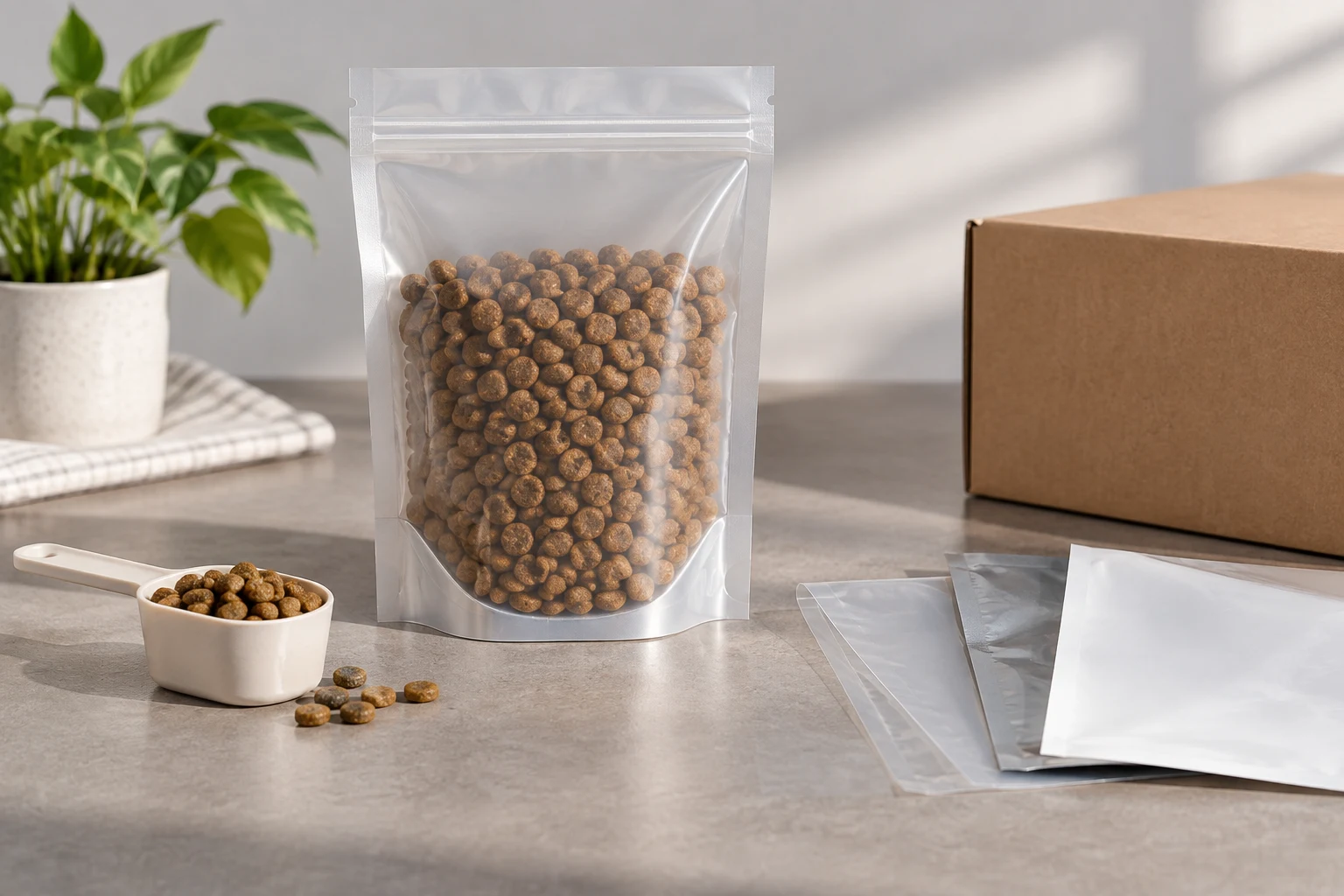 How Do I Package Dry Cat Food in a Resealable Pouch