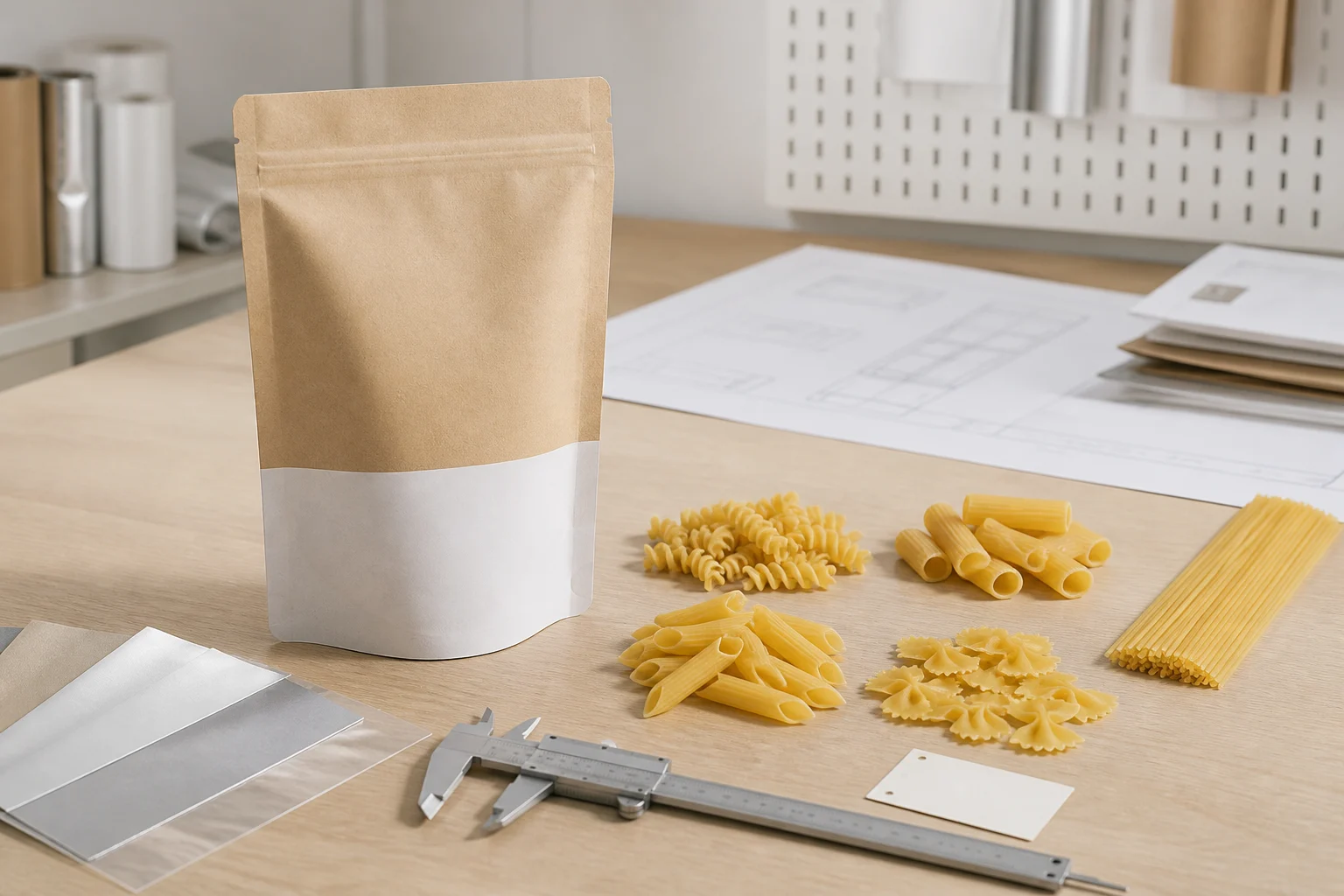 How Do I Package Dry Pasta in a Flexible Pouch