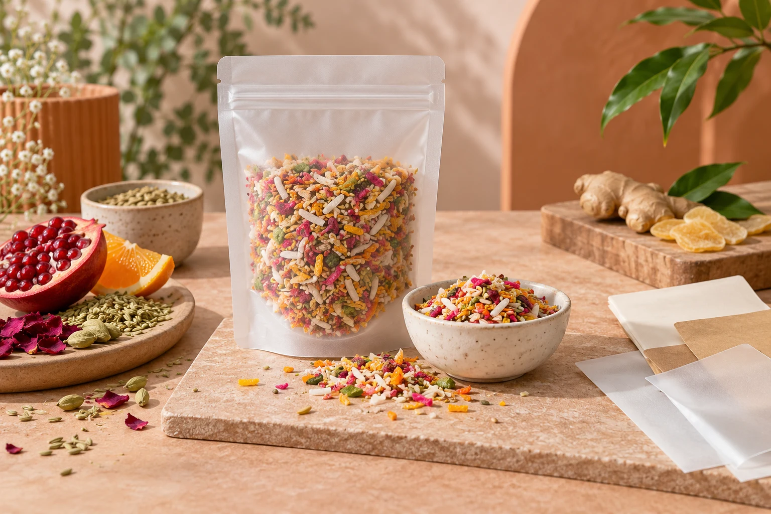 How Do I Package Fruit-and-Spice Mouth Fresheners in a Stand-Up Pouch