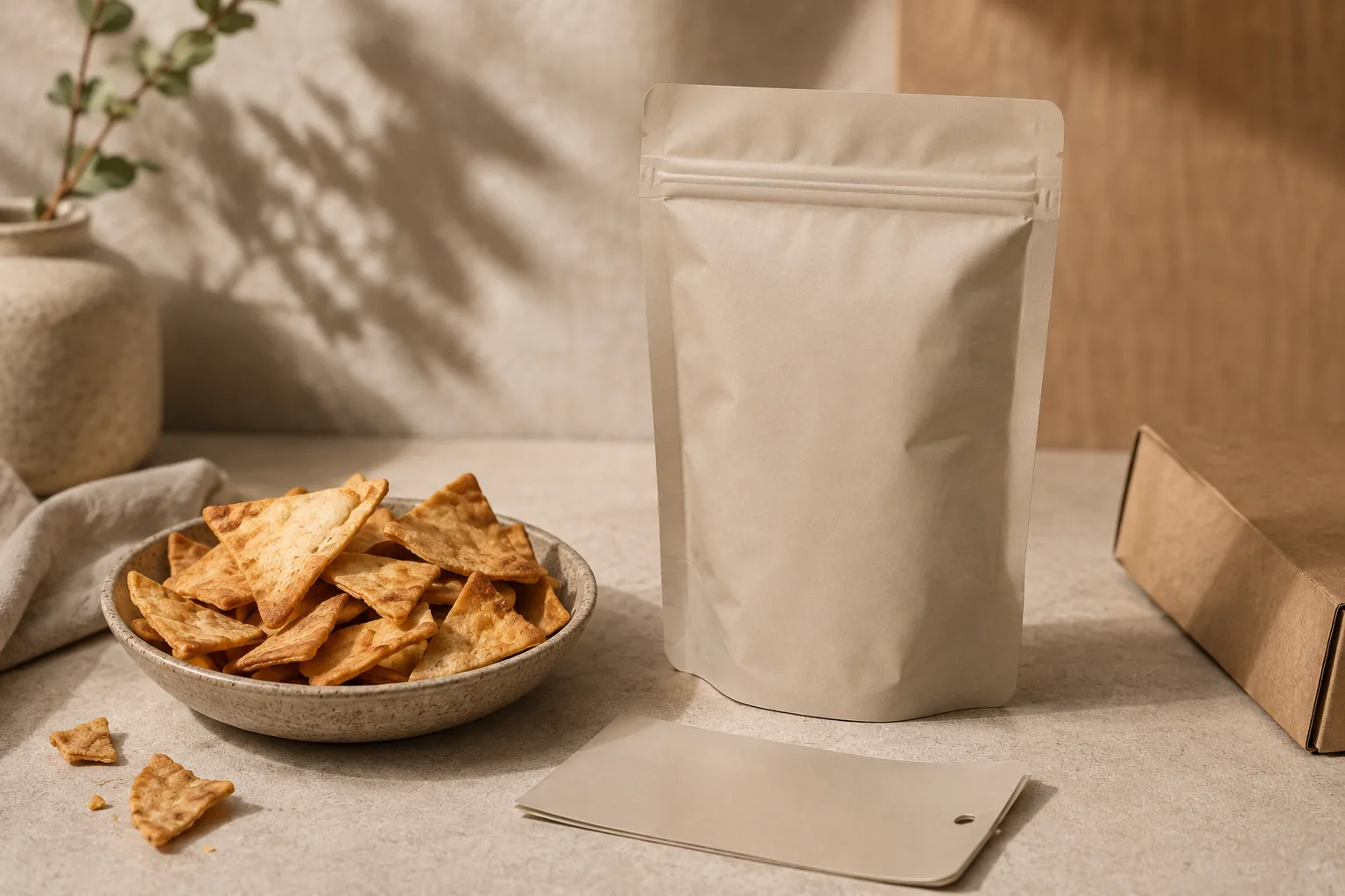 How Do I Package Pita Chips in a Flexible Pouch