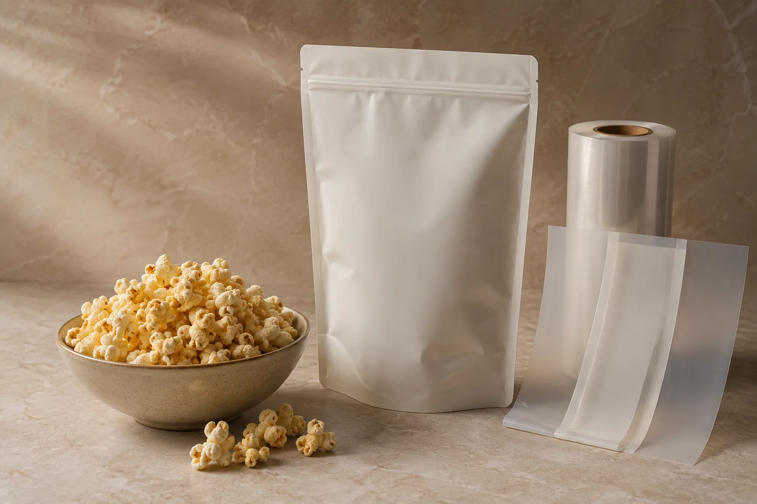 How Do I Package Ready-to-Eat Popcorn in a Flexible Pouch