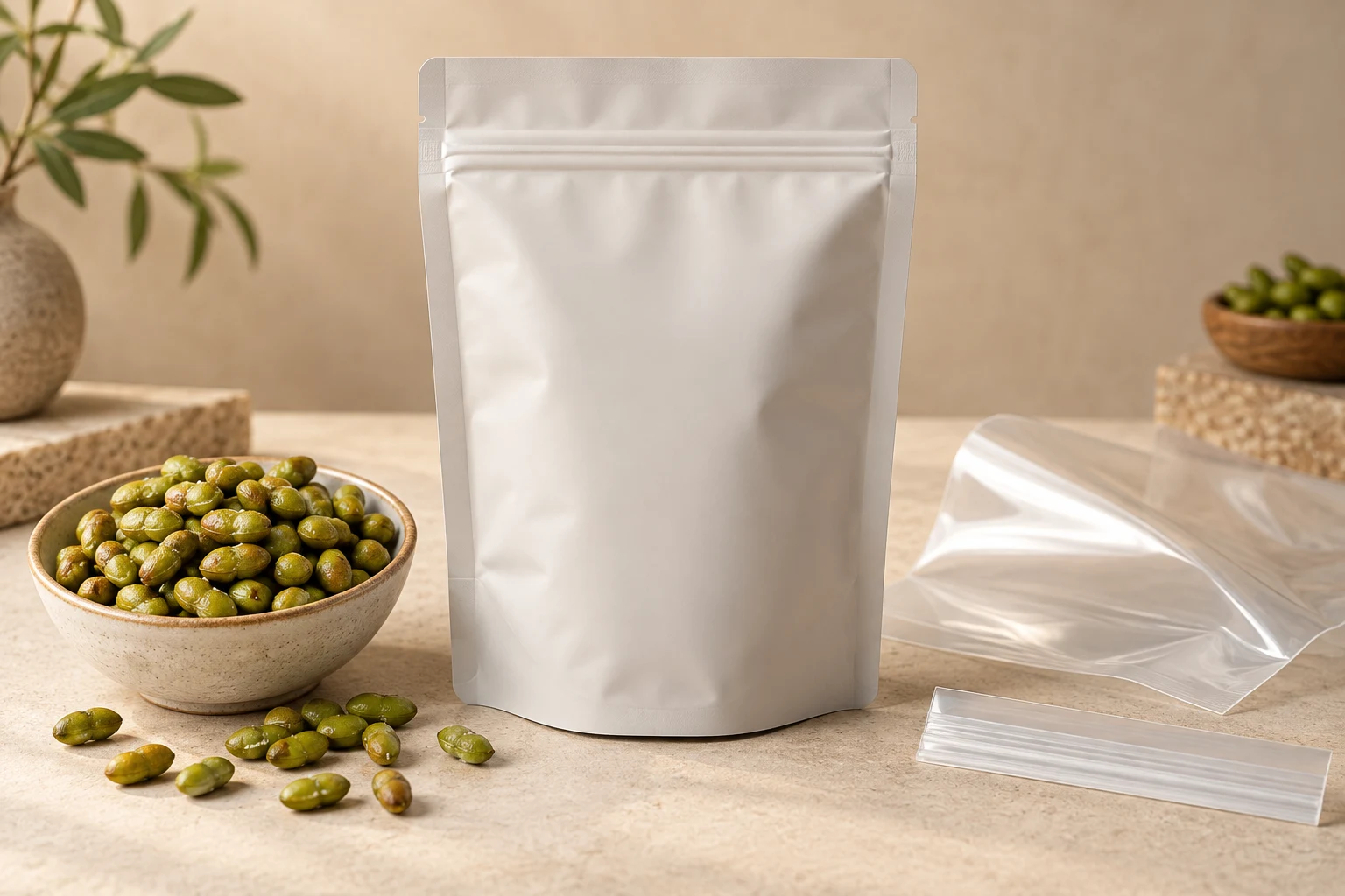 How Do I Package Roasted Edamame in a Flexible Pouch
