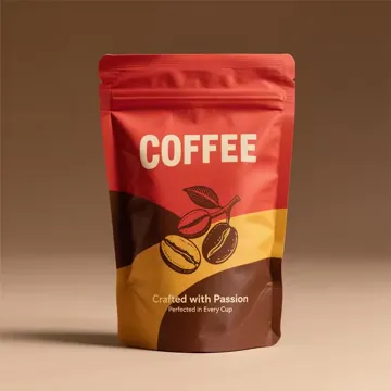 Coffee Stand-Up Pouch design example UPS-0003