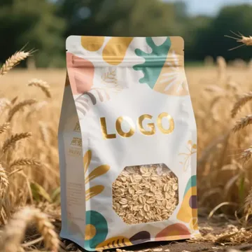 Food Flat-Bottom Pouch design example UPS-0013