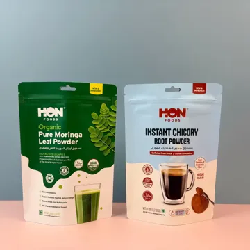 Matcha Powder Stand-Up Pouch design example UPS-0014