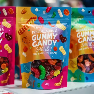 Candy Stand-Up Pouch design example UPS-0017
