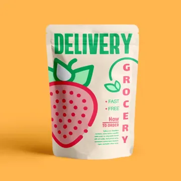 Food Stand-Up Pouch design example UPS-0022