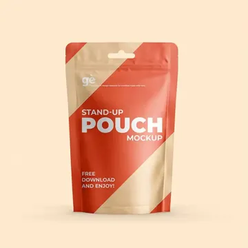 Snack Stand-Up Pouch design example UPS-0023