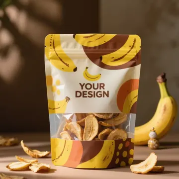 Window Dried Fruit Stand-Up Pouch design example UPS-0028