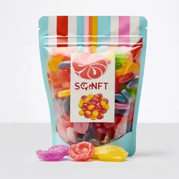 Cotton Candy Stand-Up Pouch design example UPS-0032