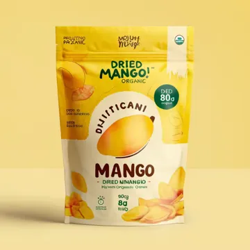 Dried Mango & Fruit Chip Stand-Up Pouch design example UPS-0053