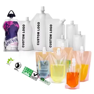 Fruit Juice Spout Pouch design example UPS-0060