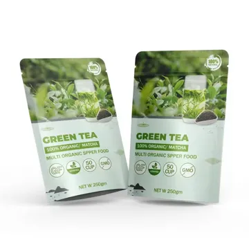 Matcha & Tea Stand-Up Pouch design example UPS-0066