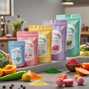 Matcha Powder Stand-Up Pouch design example UPS-0067