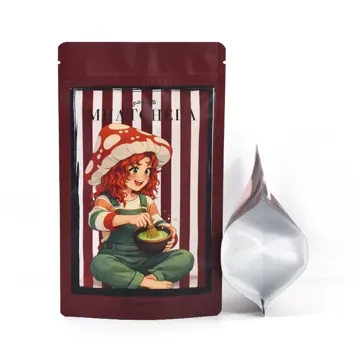 Matcha Powder Stand-Up Pouch design example UPS-0077