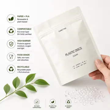 Kraft-Look Cosmetic Stand-Up Pouch design example UPS-0091