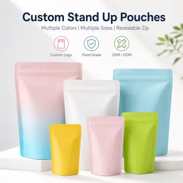 Candy Stand-Up Pouch design example UPS-0123