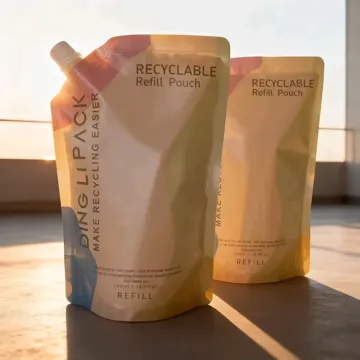 Skin Care Stand-Up Pouch design example UPS-0125