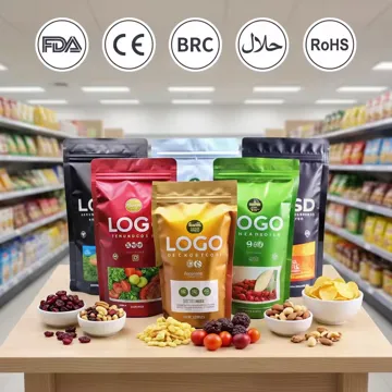 Dried Fruit & Puffed Snack Stand-Up Pouch design example UPS-0134