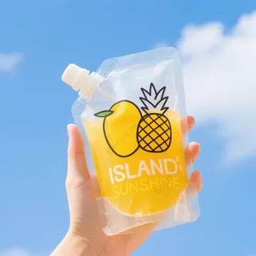 Beverage Stand-Up Pouch design example UPS-0139