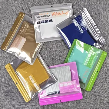 Matte Underwear & Sock Flat Pouch design example UPS-0146