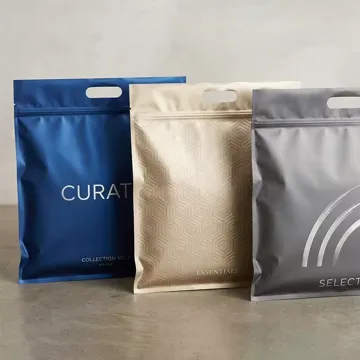 Retail Carry Stand-Up Pouch design example UPS-0162