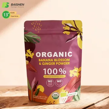 Window Coffee & Snack Stand-Up Pouch design example UPS-0164
