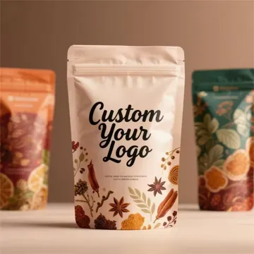 Spice & Snack Stand-Up Pouch design example UPS-0167