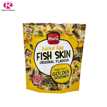 Fish Skin & Potato Chip Stand-Up Pouch design example UPS-0178