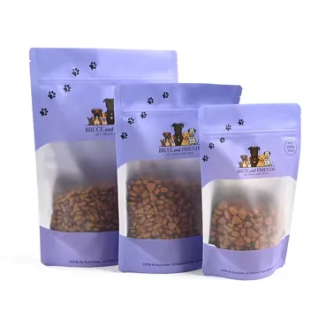 Window Pet Treat Stand-Up Pouch design example UPS-0186
