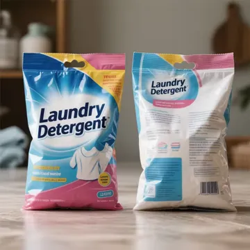 Laundry Powder Stand-Up Pouch design example UPS-0210