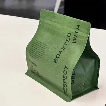 Kraft-Look Coffee & Tea Flat-Bottom Pouch design example UPS-0211