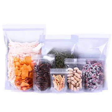Clear Food Stand-Up Pouch design example UPS-0231