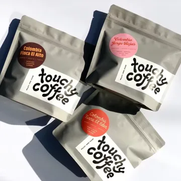 Coffee Flat-Bottom Pouch design example UPS-0243