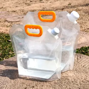 Clear Water Storage Spout Pouch design example UPS-0254
