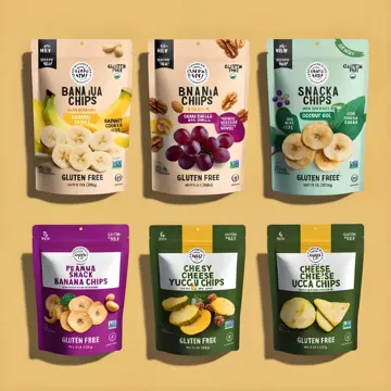 Snack & Candy Stand-Up Pouch design example UPS-0259