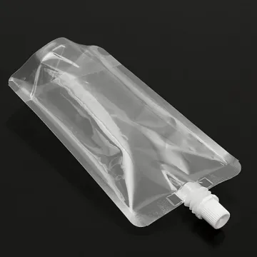 Clear Party Drink Spout Pouch design example UPS-0261
