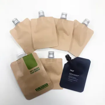 Kraft-Look Skin Care Refill Spout Pouch design example UPS-0270