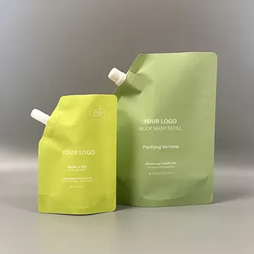 Shampoo & Shower Gel Spout Pouch design example UPS-0272