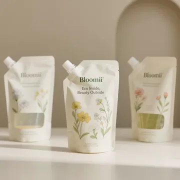 Liquid Detergent Spout Pouch design example UPS-0273