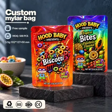 Gummy Candy Stand-Up Pouch design example UPS-0282