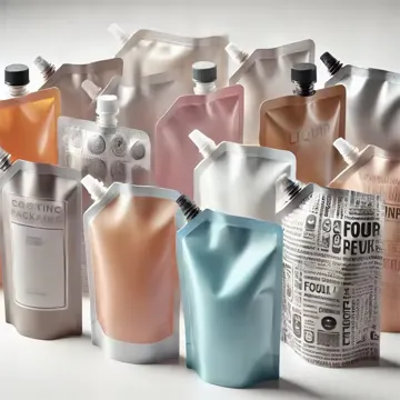Skin Care Cream Spout Pouch design example UPS-0283