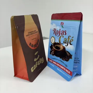 Coffee & Dry Food Flat-Bottom Pouch design example UPS-0284