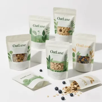 Matcha & Green Tea Stand-Up Pouch design example UPS-0296