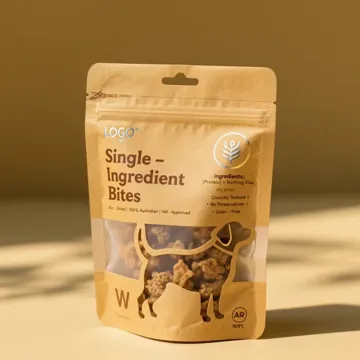 Pet Treat Stand-Up Pouch design example UPS-0305