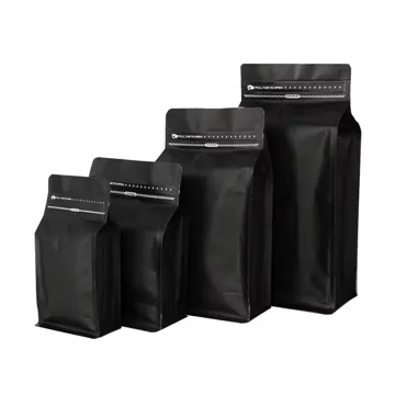 Coffee Flat-Bottom Pouch design example UPS-0317