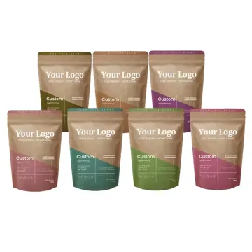 Kraft-Look Candy & Food Stand-Up Pouch design example UPS-0324