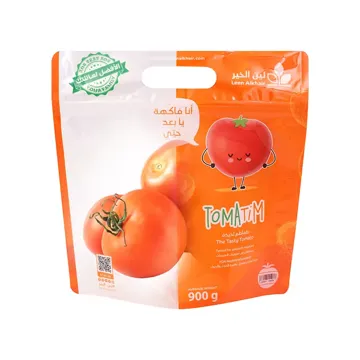 Clear Fresh Produce Stand-Up Pouch design example UPS-0333